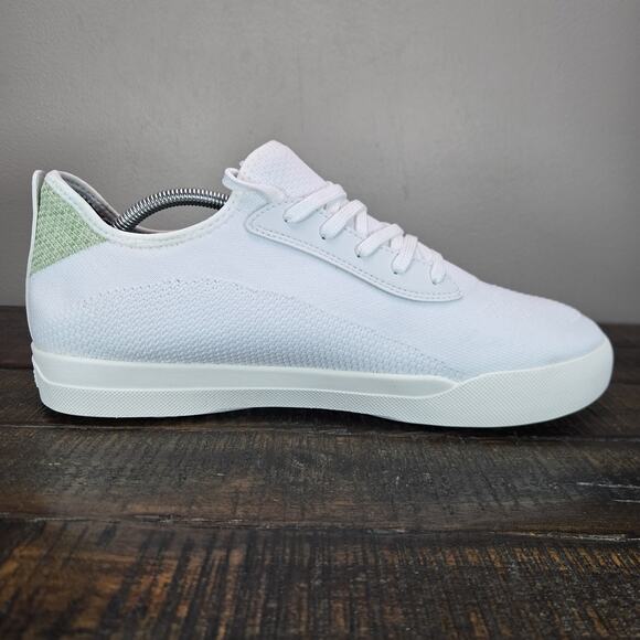 Vessi Weekend Sneaker Mens Size 12 Waterproof Shoes White Lotus Green main image 5